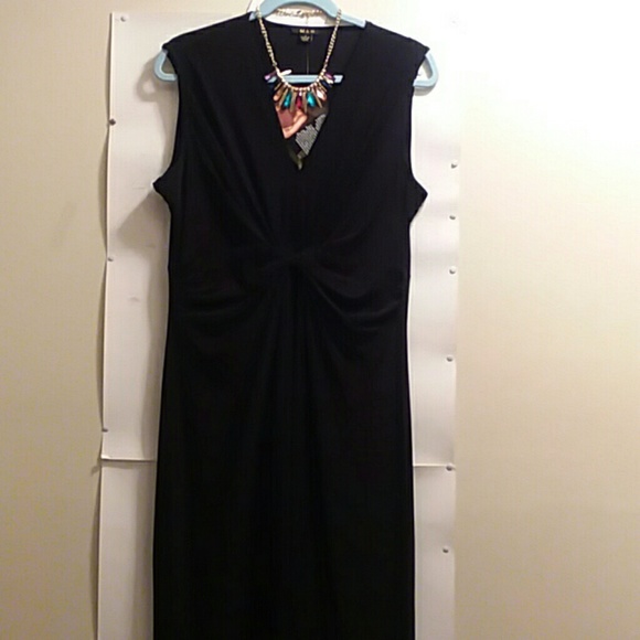 IMAN Dresses & Skirts - IMAN MAXI DRESS,  SIZE LARGE , WITH NECKLACE
